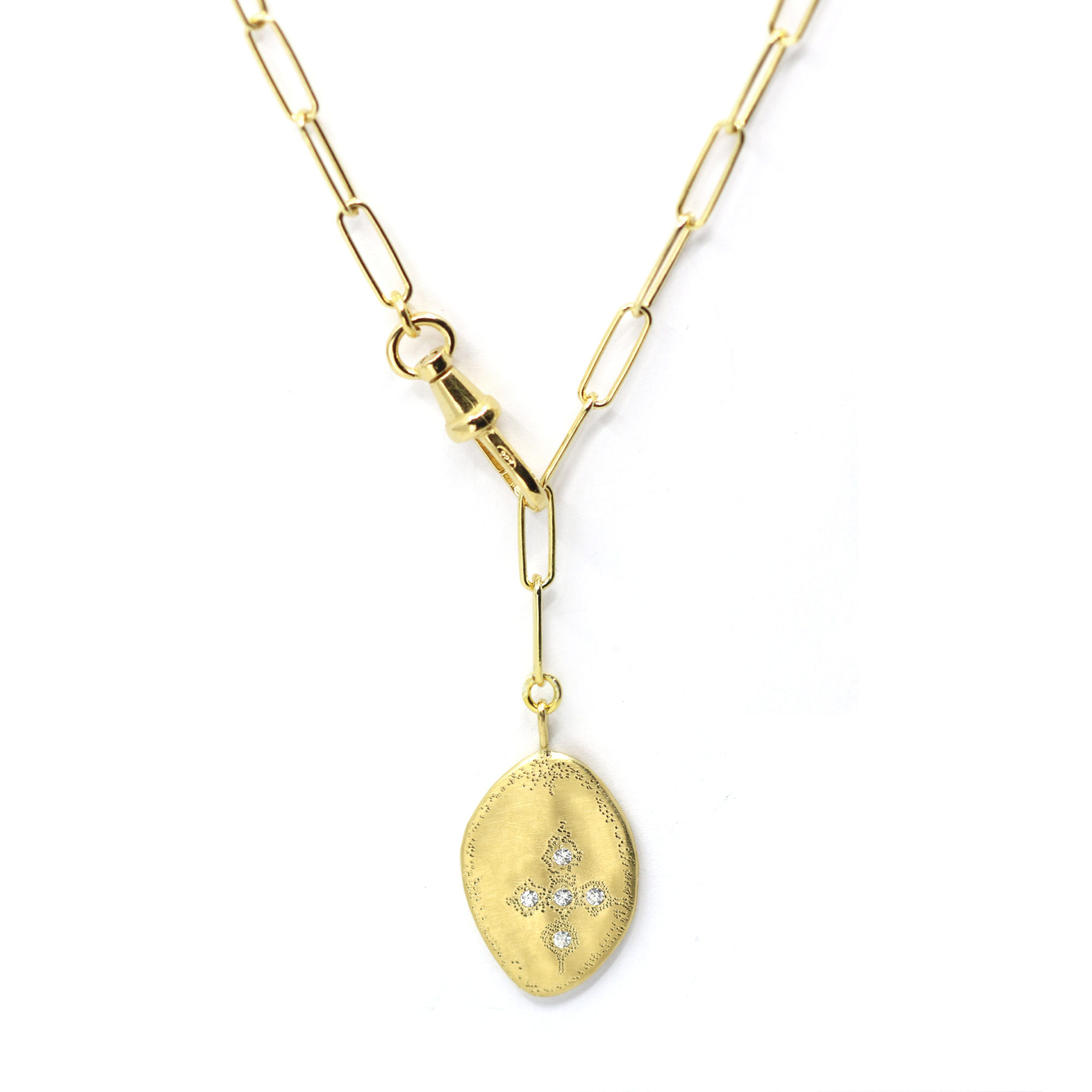 Collier Mystique chaîne large Croix