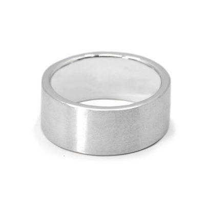 Bague homme Jo 10mm argent