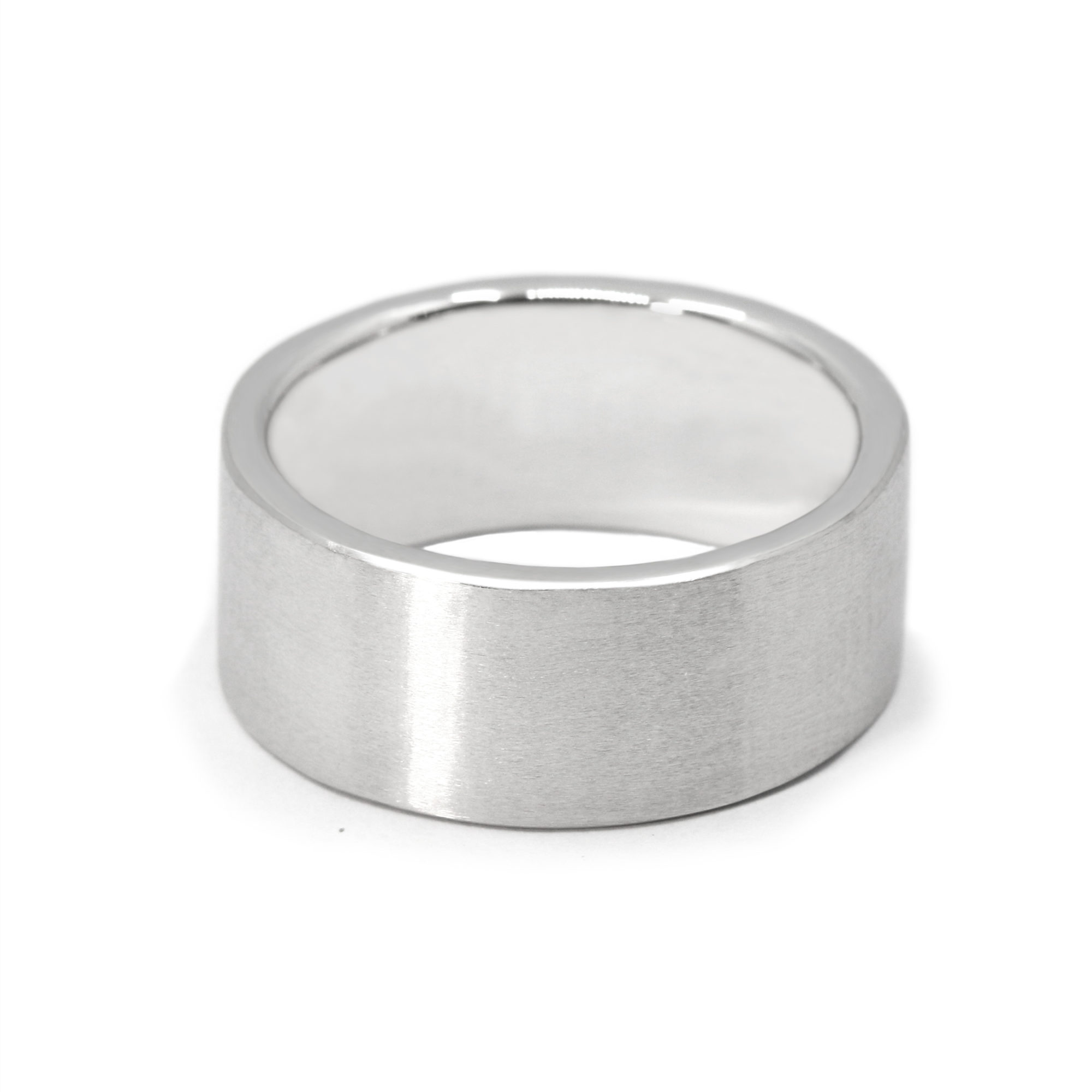 Bague homme Jo 10mm argent