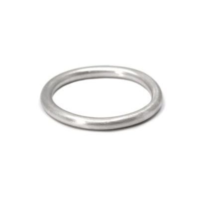 Bague homme Jon anneau rond 2.50mm argent