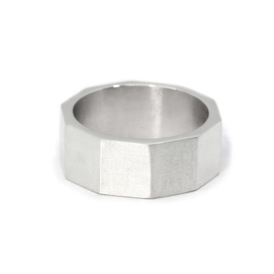 Bague homme Jul 10mm argent