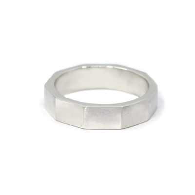Bague homme Jul 4mm argent