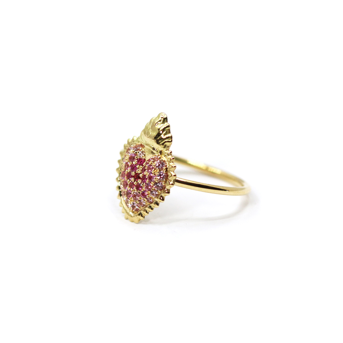 Bague petit Exvoto or et saphirs