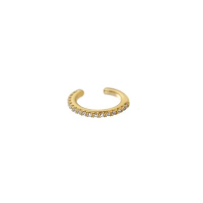 bague oreille vermeil zircons 1 rang