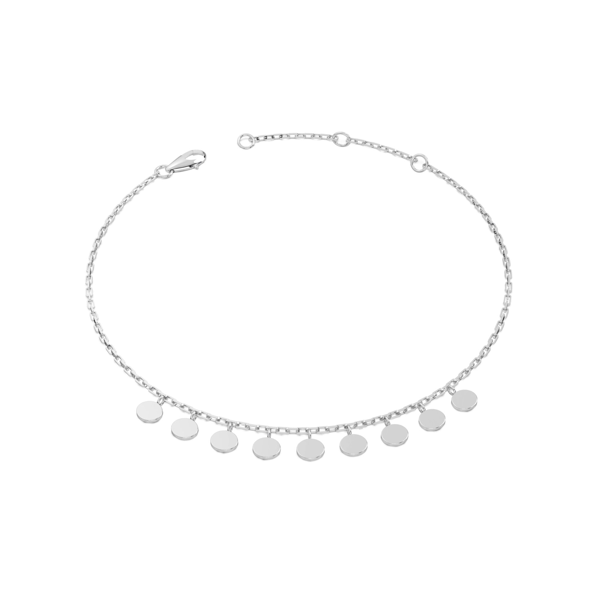 bracelet pampilles argent-1