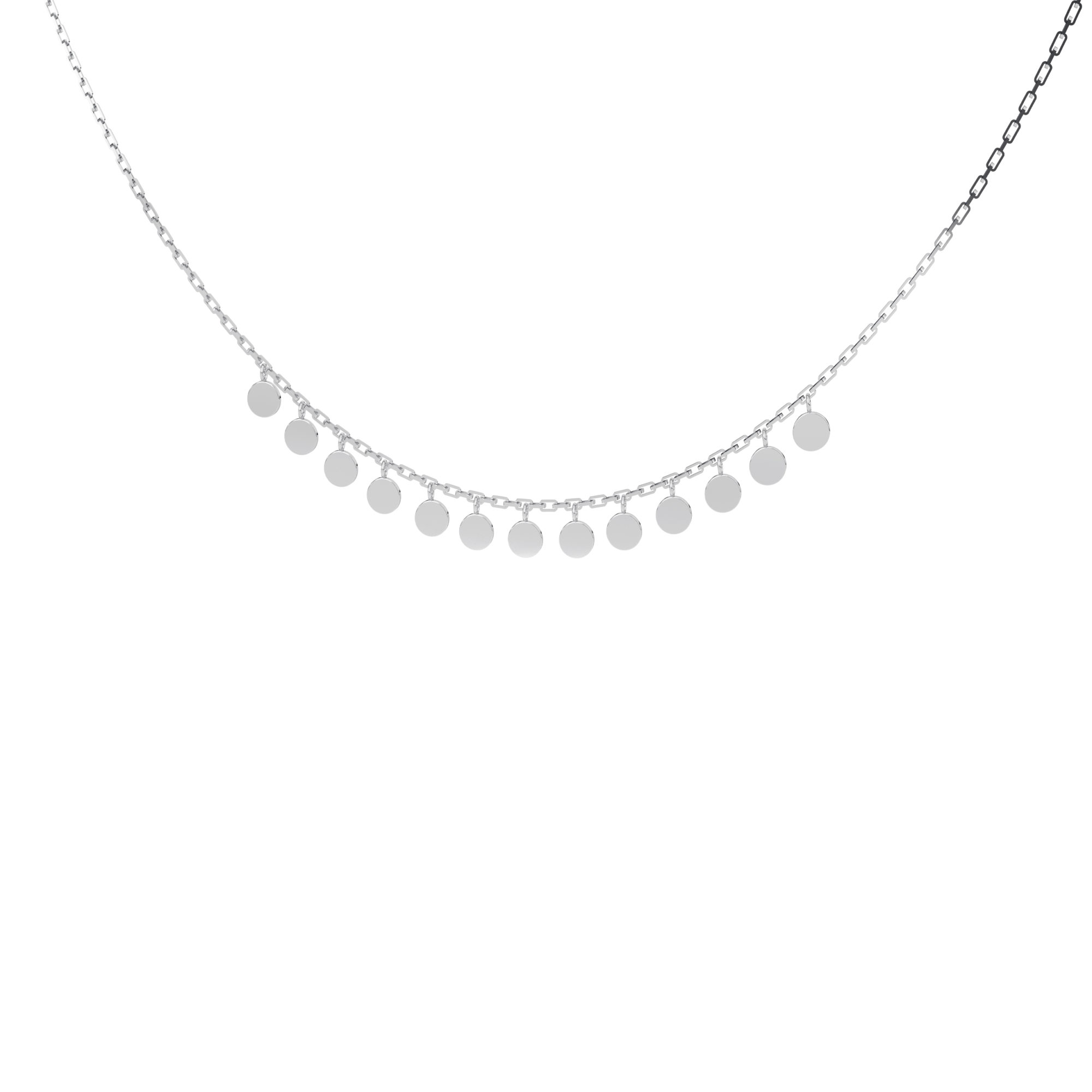 collier pampilles argent