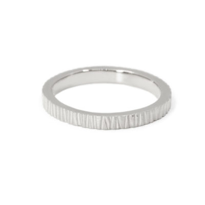 Alliance homme Florentin 2.80mm or blanc