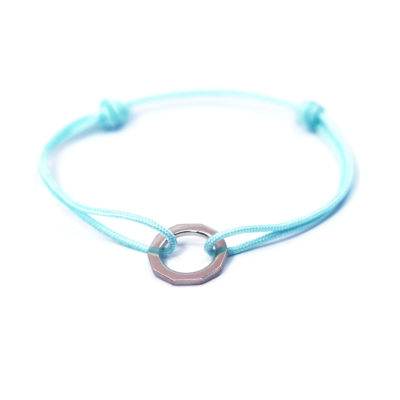 bracelet cordon Jul eau argent