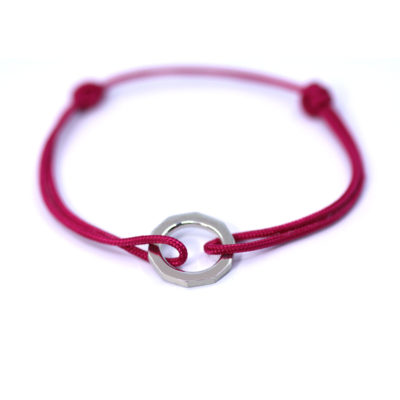 bracelets cordon Jul fuchsia