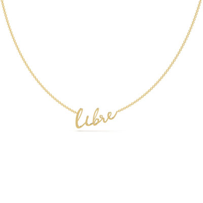 Collier Libre or jaune