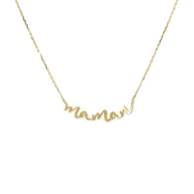 Collier Maman vermeil